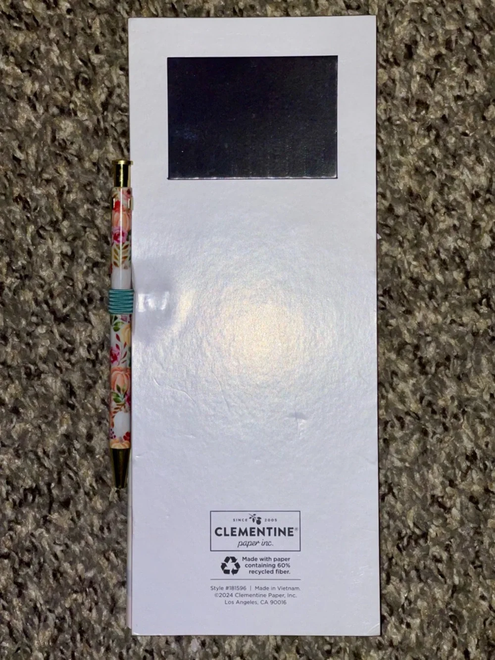 Floral magnetic to do notes
